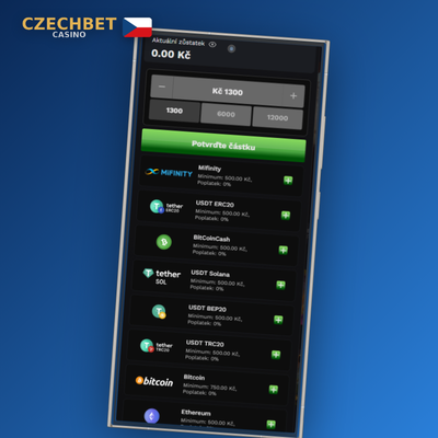 Bankovní převod jako bezpečná metoda vkladu vyšších částek v Czechbet Casino