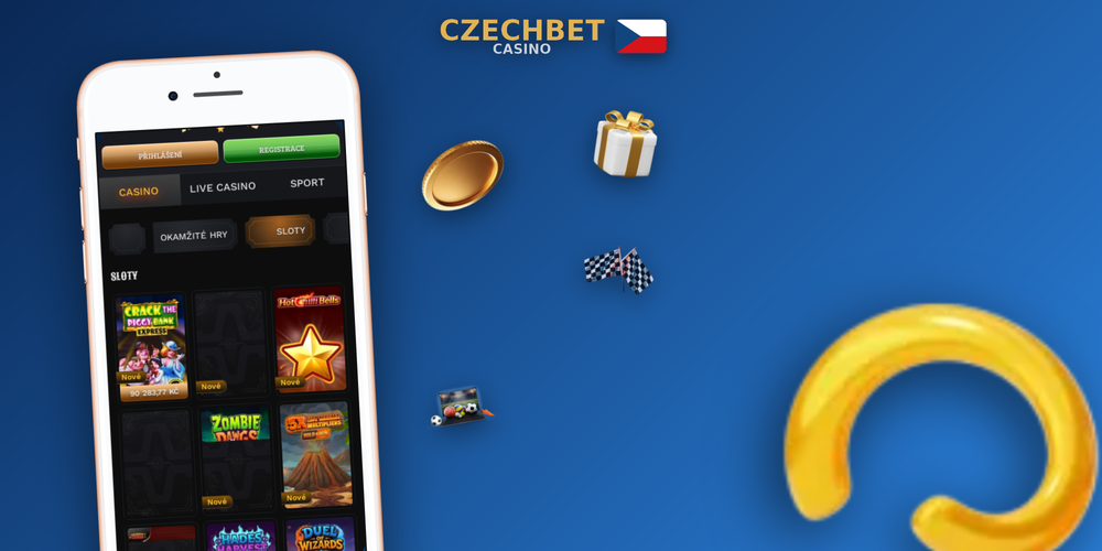 Aplikace Czechbet Casino spuštěná na Androidu, iPhonu a tabletu vedle sebe