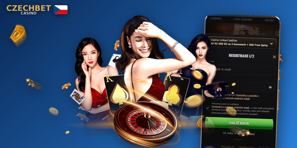 Vytvoření účtu Czechbet Casino: nastavení měny CZK a dvoufaktorového ověření v profilu