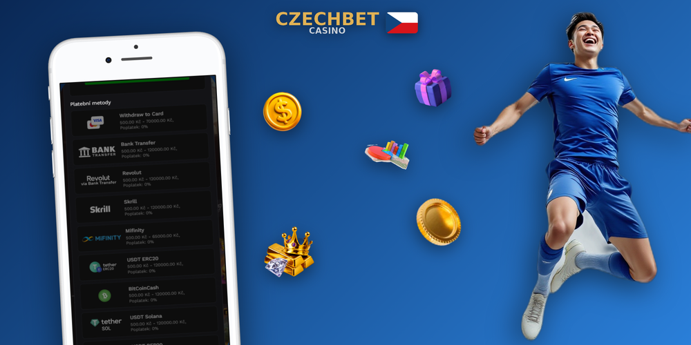 Přehledné srovnání výplatních metod a rychlosti výběru výher v Czechbet Casino